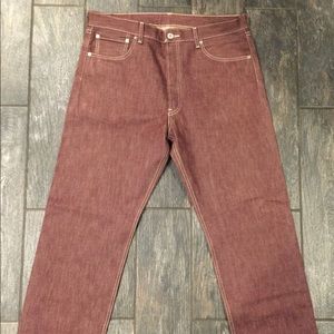 Maroon 501 Shrink to Fit Levi’s